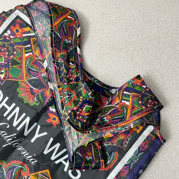 Johnny Was California Eco Tote Bag Floral Multicolor Reusuable Handles Large - Picture 7 of 9